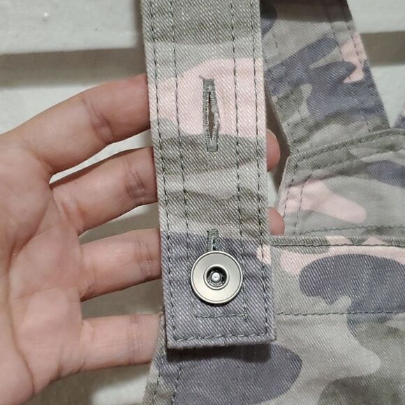 New The Childrens Place Girls Shortall in Pink Tinge Camo Size 14 - Picture 5 of 13